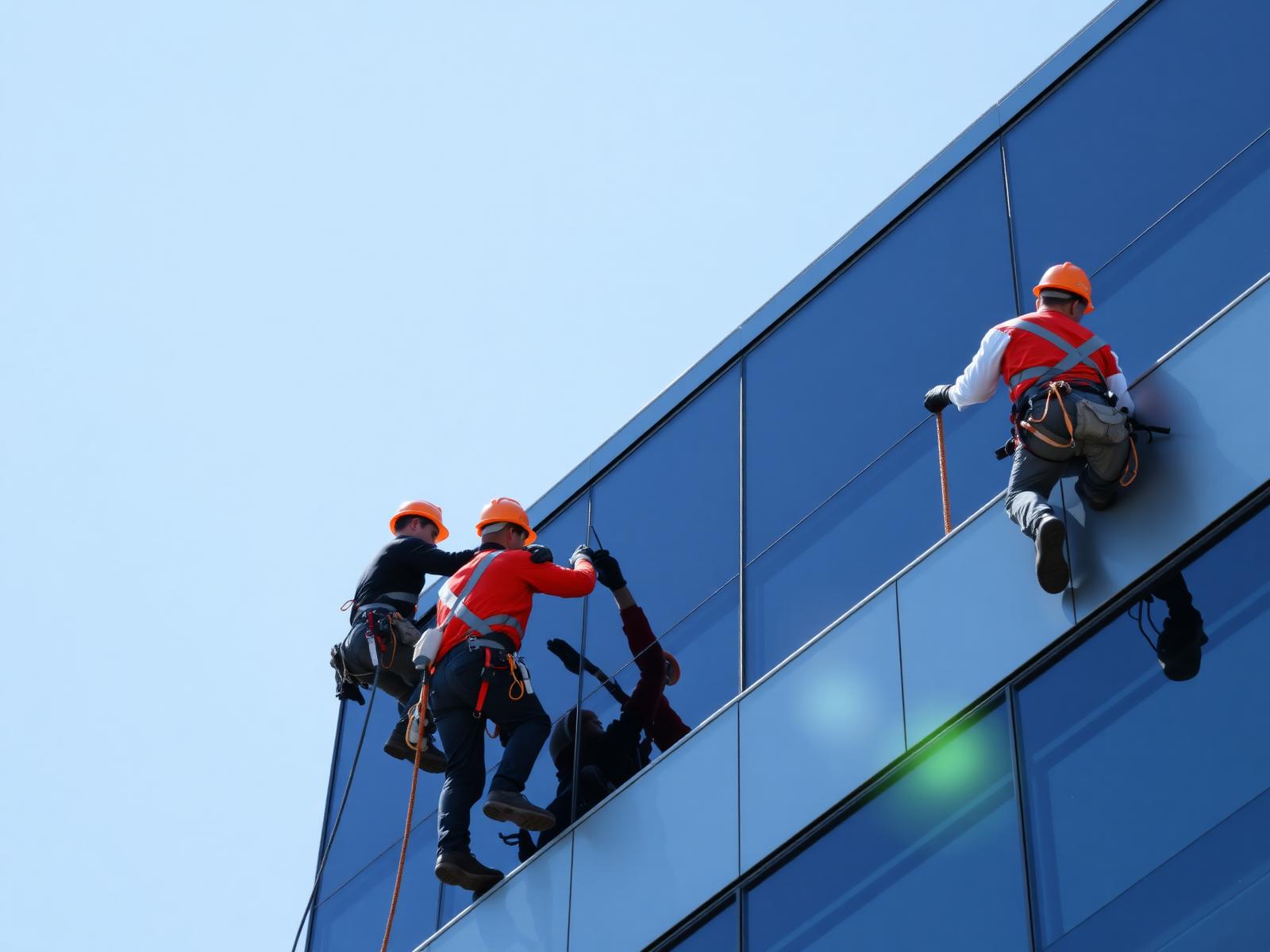 Exterior Building Maintenance — commercial window cleaning service